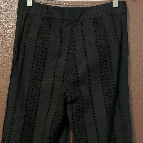 Veronica Beard Leta gaucho Women's Black Wide-Leg Pants - Picture 9 of 16